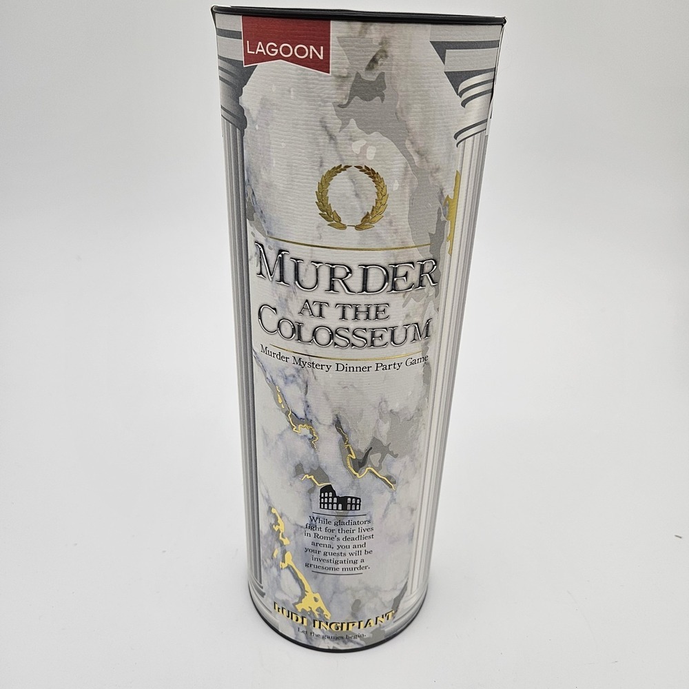 Murder Mystery Dinner Party Game - MURDER AT THE COLOSSEUM by Lagoon - NEW